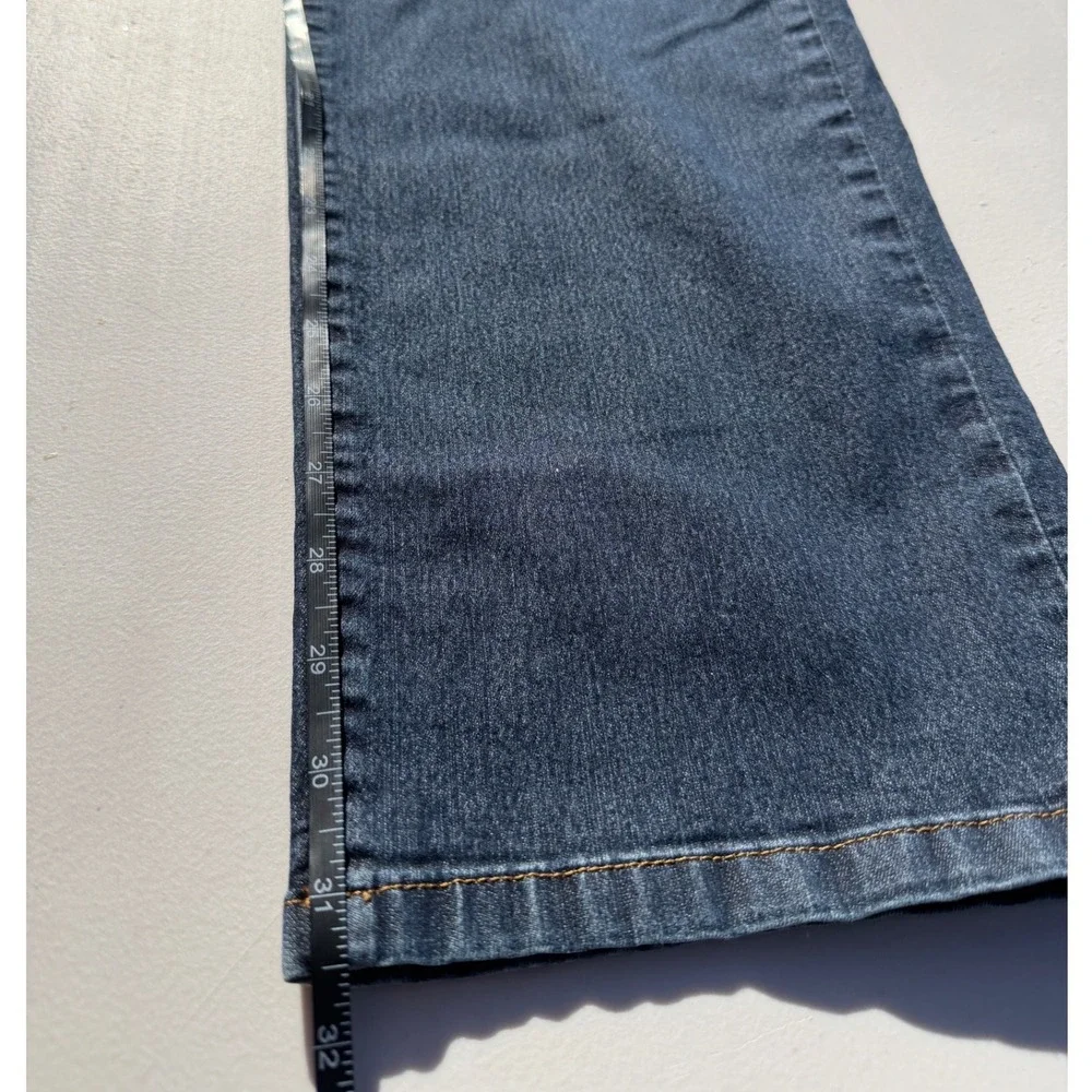 Travis Mathew Mens Dark Wash Blue Denim Stretch Jeans Size 36 Straight Leg